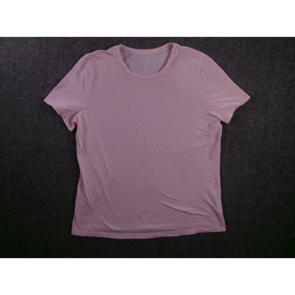 Old Navy Top Women L Pink Office Casual Work Day Base Layer Capsule Everyday